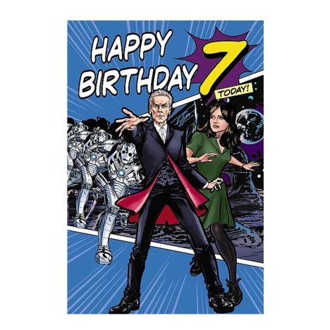 7th Birthday 3D Holographic Doctor Who Card £3.79